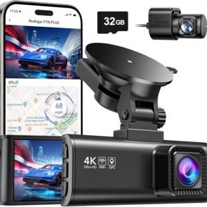 Limited time deal 55% REDTIGER Dash Cam Front Rear