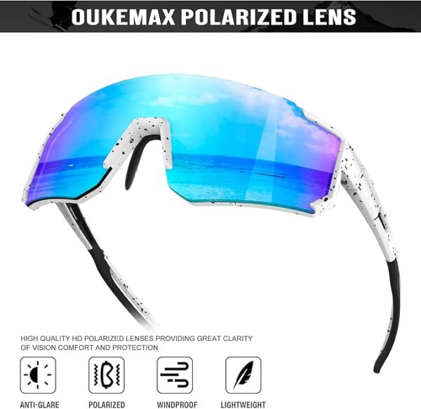 Limited time deal 42% Polarized Sport Sunglasses-Men-Women Running-Sunglasses - Image 2