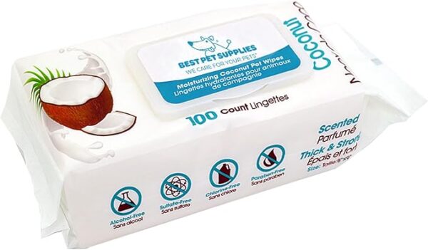 Limited time deal 30% Best Pet Supplies Pet Wipes for Dogs