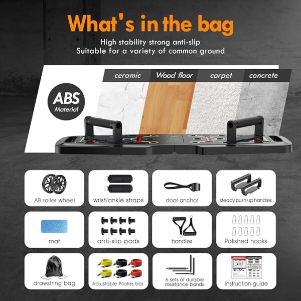 Limited time deal 33% off Push Up Board,Home Gym - Image 2