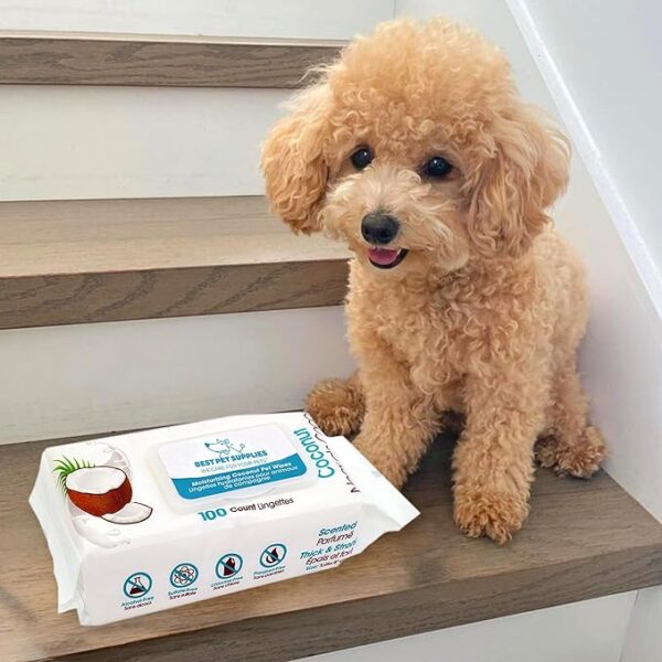 Limited time deal 30% Best Pet Supplies Pet Wipes for Dogs - Image 2