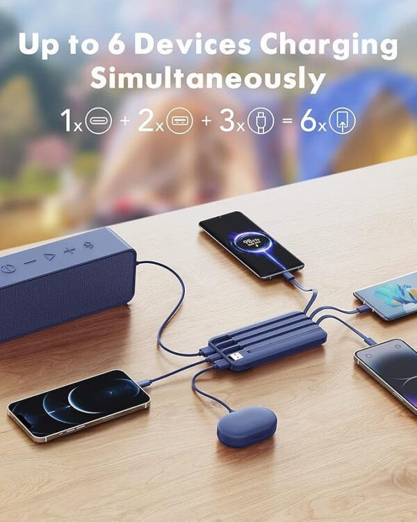 Limited time deal 33% off Portable Charger with Built in Cables - Image 3