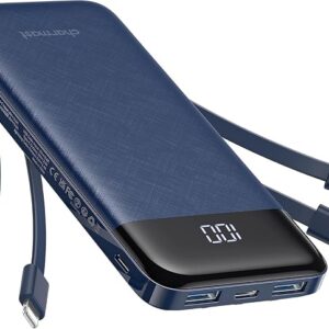 Limited time deal 33% off Portable Charger with Built in Cables