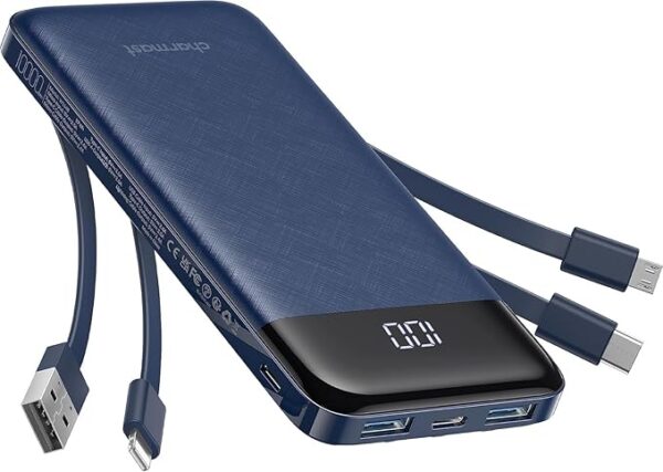 Limited time deal 33% off Portable Charger with Built in Cables