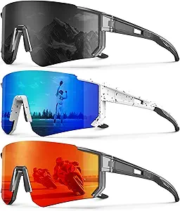Limited time deal 42% Polarized Sport Sunglasses-Men-Women Running-Sunglasses