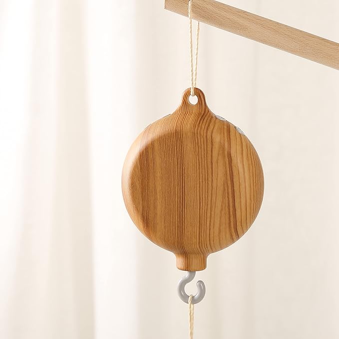 Crib Mobile Musical Box, HI BABY MONMENT Baby Rotary Mobile Crib - Image 2