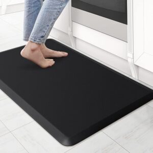 Limited time deal 39% KitchenClouds Kitchen Mat Cushioned Anti Fatigue Rug 17.3"x28" Waterproof, Non Slip