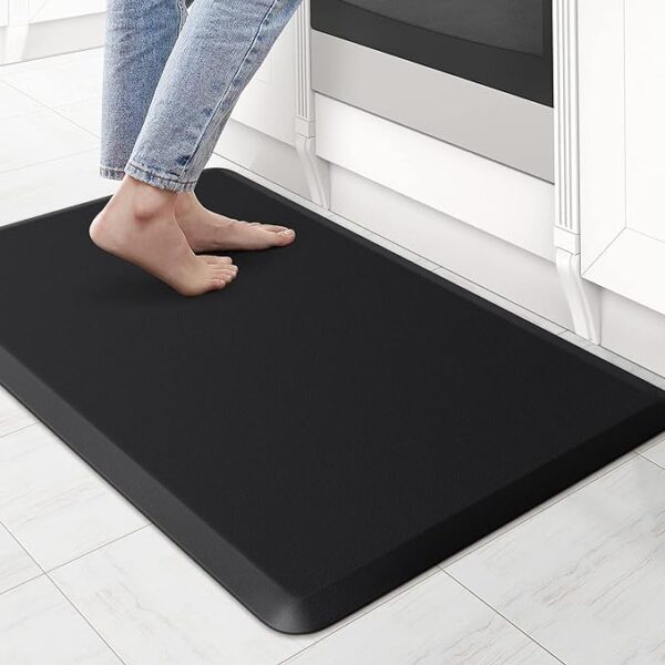 Limited time deal 39% KitchenClouds Kitchen Mat Cushioned Anti Fatigue Rug 17.3"x28" Waterproof, Non Slip
