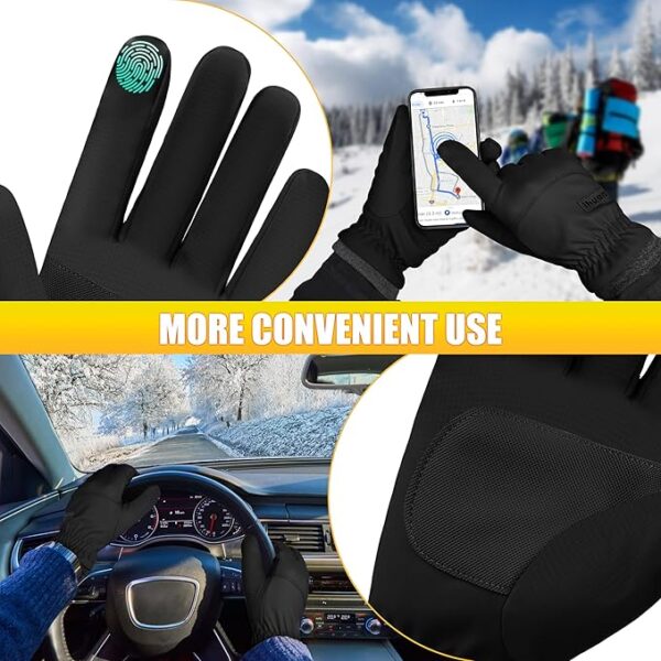 Limited time deal 42% ihuan Winter Waterproof Ski Gloves Men Women - Image 2
