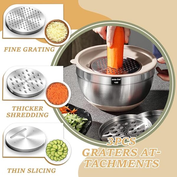 Limited time deal 19% Mixing Bowls with Airtight Lids - Image 3
