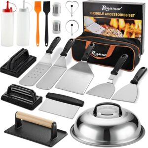 Limited time deal 13% off ROMANTICIST 19PCS Griddle Accessories Set
