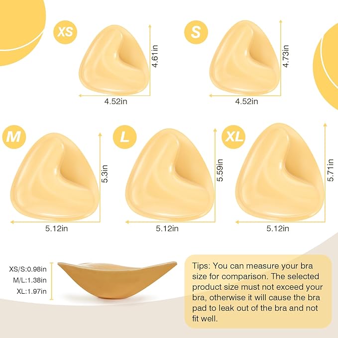 Limited time deal 48% OFF Double Sided Sticky Bra Inserts Reusable Push - Image 3