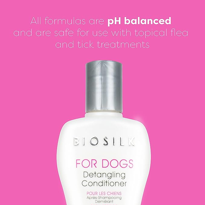 BioSilk for Dogs Silk Therapy Dog Detangling Conditioner - Image 4