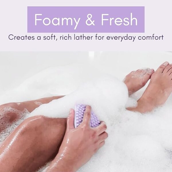 Limited time deal 20% off Avilana Silicone Body Scrubber – Gentle Shower Brush & Loofah Alternative – Silver-Infused Options – Fast-Drying - Image 3