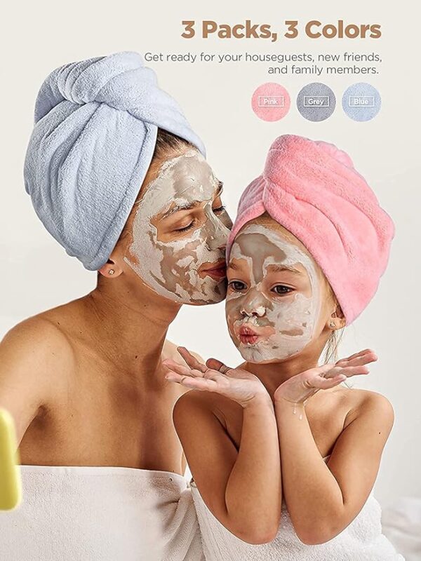 Limited time deal 60% off Hicober Microfiber Hair Towel - Image 2