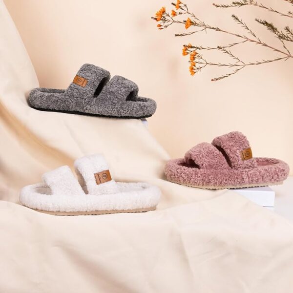 Limited time deal 24% off EverFoams Womens Fuzzy Open - Image 2