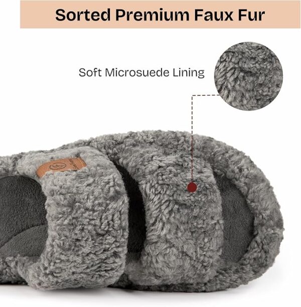 Limited time deal 24% off EverFoams Womens Fuzzy Open - Image 4