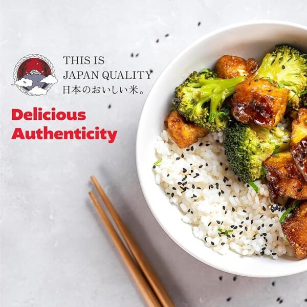 Limited time deal 15% off IRIS Instant White Rice (10 Pack), Ultra Premium Japanese Short Grain Sushi Sticky Rice - Image 4
