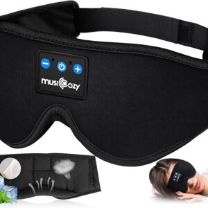Limited time deal 43% off MUSICOZY Sleep Headphones, Bluetooth 5.4 Sleep Mask Headband Headphones Sleeping Eye Mask