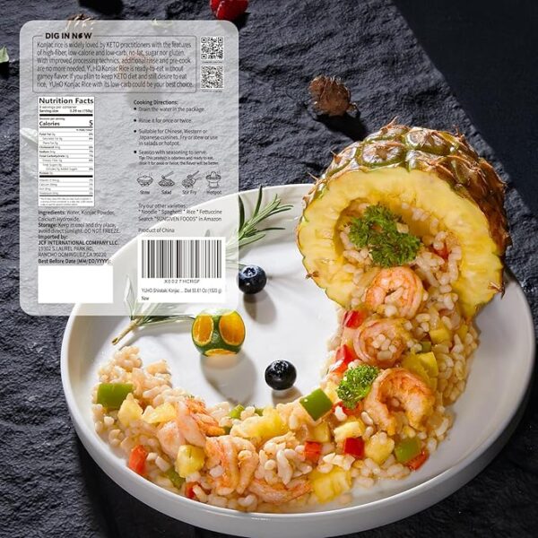Limited time deal 20% off YUHO Shirataki Konjac Keto Rice - Image 4