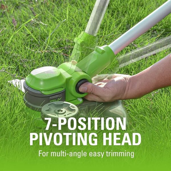 Limited time deal 14% off Greenworks 24V 13-Inch Brushless String Trimmer - Image 2
