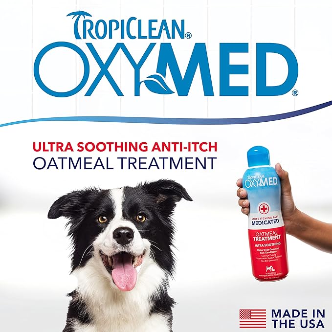 TropiClean Oxymed Medicated Cat & Dog Conditioner For Itchy Skin - Image 4