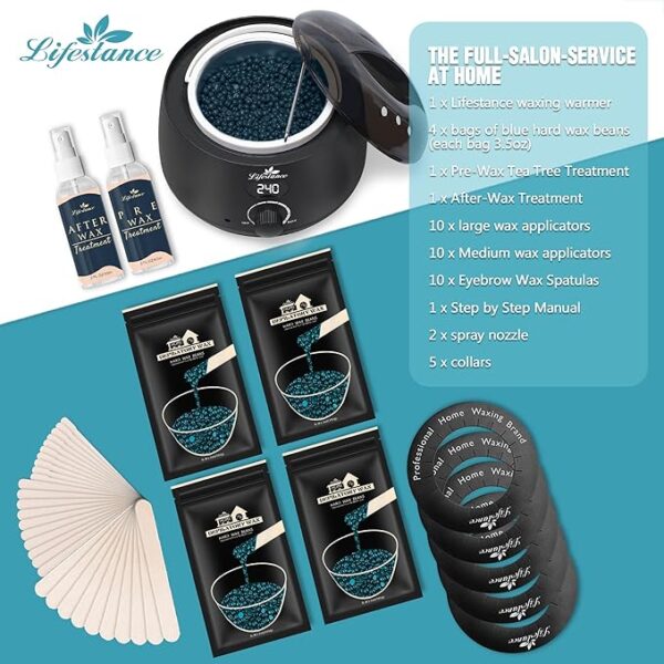 Limited time deal 30% off Lifestance Waxing Kit for Women & Men - Image 4