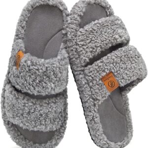 Limited time deal 24% off EverFoams Womens Fuzzy Open