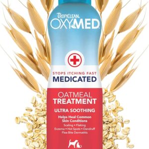 TropiClean Oxymed Medicated Cat & Dog Conditioner For Itchy Skin