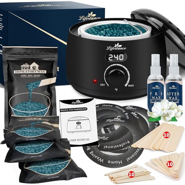 Limited time deal 30% off Lifestance Waxing Kit for Women & Men