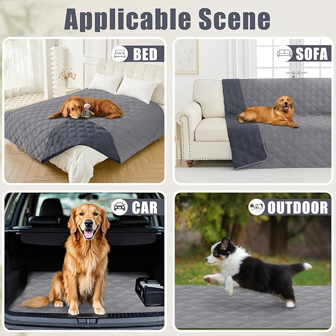 Limited time deal 38% off Smiry Waterproof Dog Bed Cover Blanket 30x70, Soft Reversible Pet Blanket - Image 2