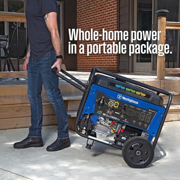 Limited time deal 31% off Westinghouse 14500 Peak Watt Tri-Fuel Home Backup Portable Generator - Image 2